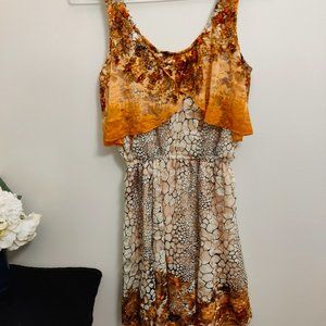 American Rag Cie  Animal Print Dress Small